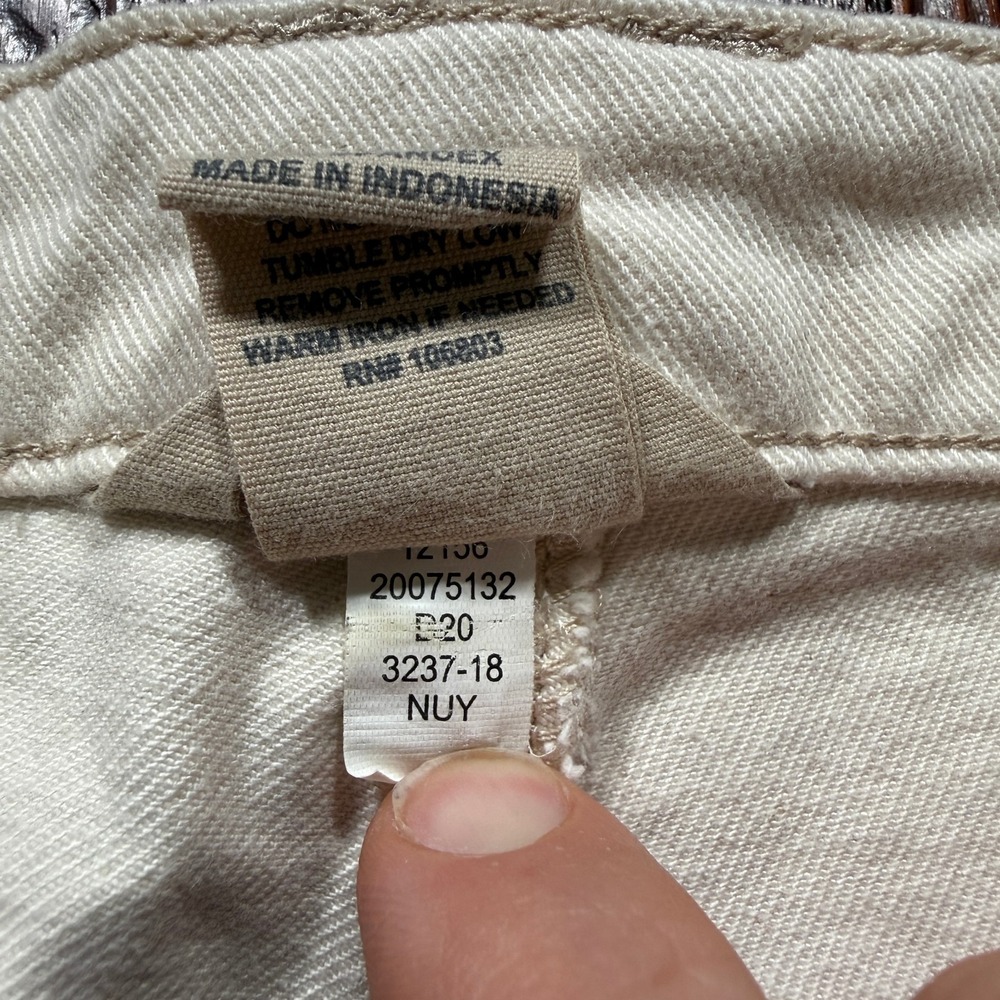 Duluth Trading Co Pants Womens 8 White Makers Studio Wide Leg Utility Stretch‎ - Picture 11 of 12
